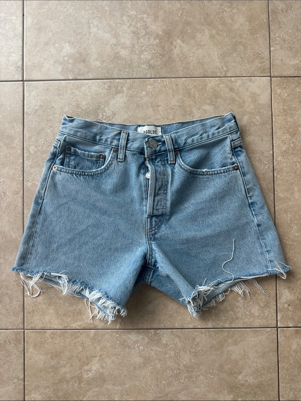 Agolde Parker Long Shorts